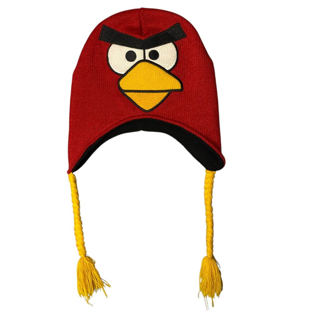Angry Birds Unisex Beanie Toboggan Hat One Size Pre-owned